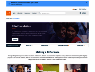 cdafoundation.org screenshot