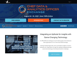 cdao-exchange.iqpc.com screenshot