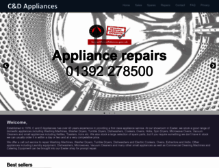 cdappliances.com screenshot
