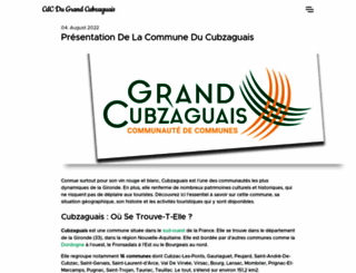 cdc-cubzaguais.fr screenshot