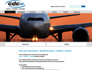 cdc-logistics.de screenshot
