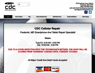 cdccellularrepair.com screenshot