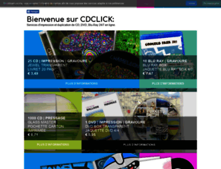 cdclick.fr screenshot