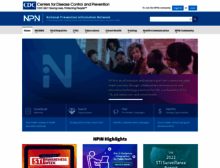 cdcnpin.org screenshot
