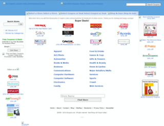 cdcoupons.com screenshot