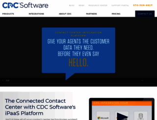 cdcsoftware.com screenshot