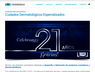cdelaboratorios.com screenshot