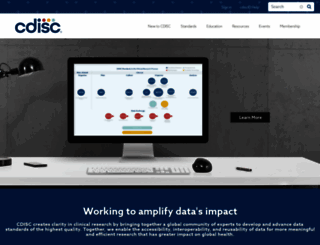 cdisc.org screenshot