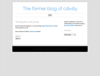 cdivilly.wordpress.com screenshot
