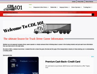 cdl101.com screenshot