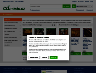 cdmusic.cz screenshot