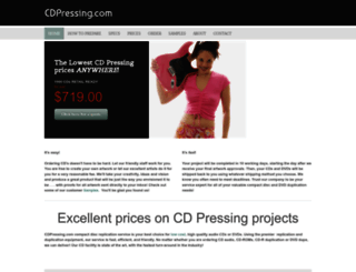 cdpressing.com screenshot