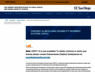 cdps.ucsd.edu screenshot