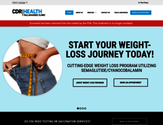 cdr-health.com screenshot