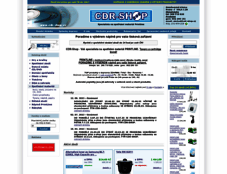 cdr-shop.cz screenshot