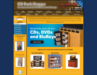 cdrackshoppe.com screenshot