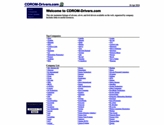 cdrom-drivers.com screenshot
