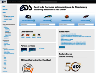 cds.unistra.fr screenshot