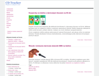 cdtracker.co.pl screenshot