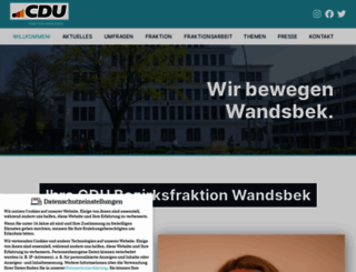 cdu-fraktion-wandsbek.de screenshot