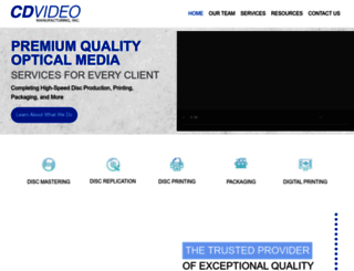 cdvideomfg.com screenshot