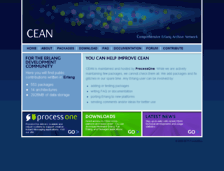cean.process-one.net screenshot