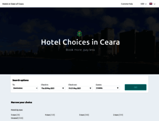 ceara-hotels.com screenshot