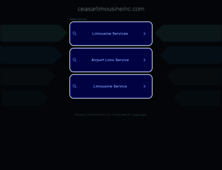 ceasarlimousineinc.com screenshot