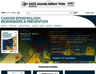 cebp.aacrjournals.org screenshot