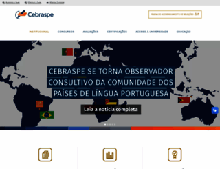 cebraspe.org.br screenshot
