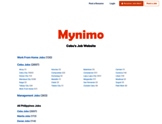 Access Cebu.mynimo.com. Job Hiring In The Philippines | Mynimo