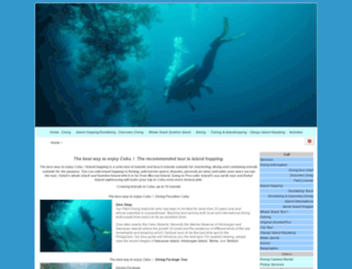 cebudiving.com screenshot