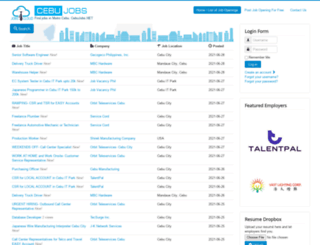 cebujobs.net screenshot