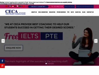 ceca.com.au screenshot