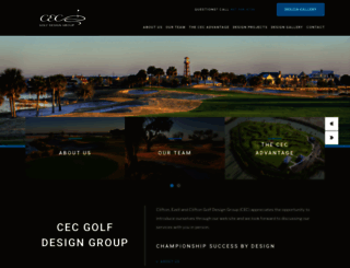 cecgolfdesign.com screenshot