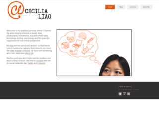 cecilialiao.com screenshot