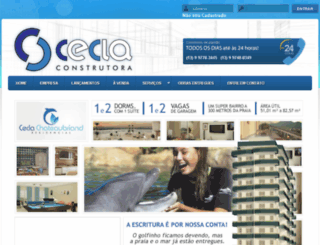 ceclaconstrutora.com.br screenshot