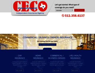 cecoinsurance.com screenshot