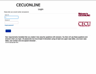 cecuonline.com screenshot