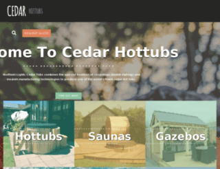 cedar-hot-tubs.co.uk screenshot