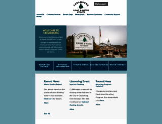 cedarburglightandwater.org screenshot
