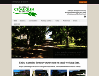 cedarglen.com.au screenshot