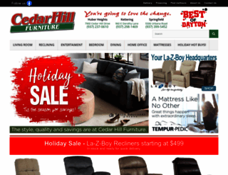 cedarhill-furniture.com screenshot