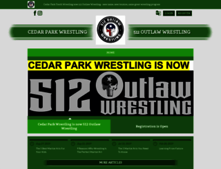 cedarparkwrestling.org screenshot