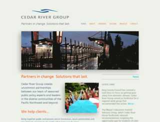 cedarrivergroup.com screenshot