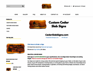 cedarslabsigns.com screenshot
