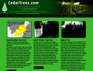 cedartrees.com screenshot