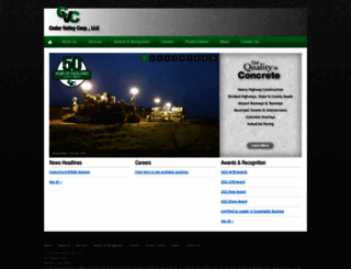 cedarvalleycorp.com screenshot
