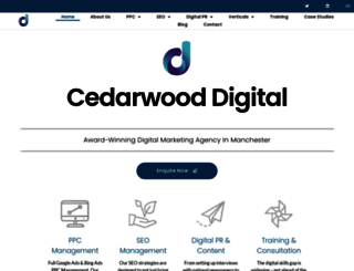 cedarwooddigital.co.uk screenshot
