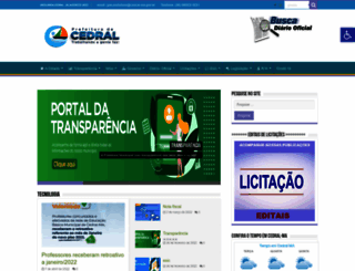 cedral.ma.gov.br screenshot